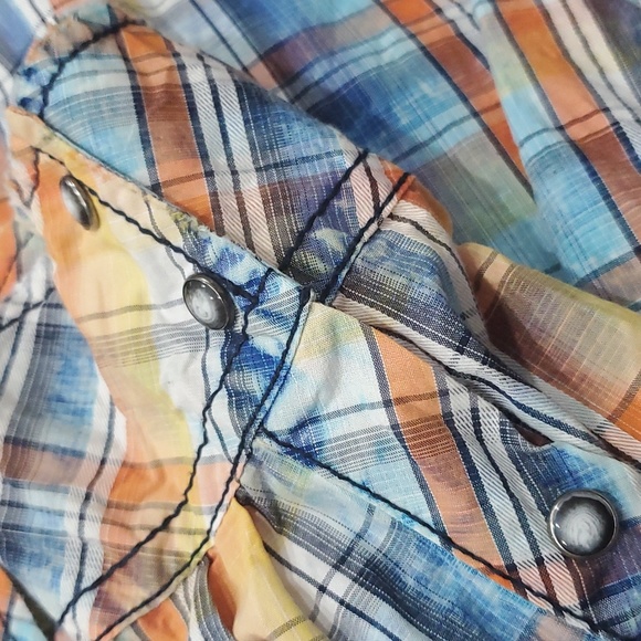 BKE VINTAGE ATHLETIC FIT PEARL SNAPS SIZE 2XL - Picture 4 of 6